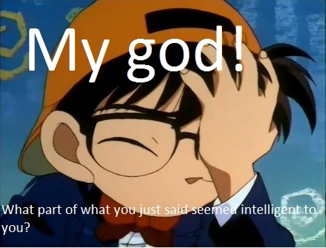 Conan! and he's already in anime form!!!