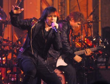  "Ominous spiritus" - Lawrence Gowan And I don't know what it means but he likes to repeat it often ;)