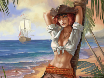  Sinbad! :D Okay Sinbad,Anne Bonnie and this girl are my kegemaran pirates. xD