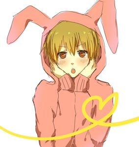 Oh~ Okay~ ♥ I know~ I'm [i]so[/i] sexy with my rabbit hoodie~ No need to deny it~ ;D ♥ -Masaomi Kida /shot