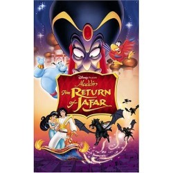 My fav is The Return of Jafar because it's a disney villains movie. Jafar is the best villain ever. Jafar's death is my favourite defeat.