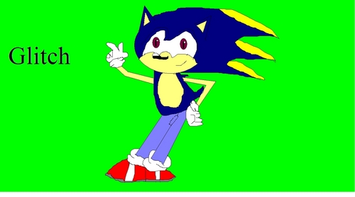  Name:Glitch Age:14 Species:Hedgehog Likes:Pizza,Using any piece of technology,being a hero,standing up to a challenge Dislikes:Being separated from his usual hobbies,being doubted as a hero, getting turned down Powers/Abilites:Super form, ability to control earth, inventing, computer hacking Team Power A year's supply of inventing tools and materials