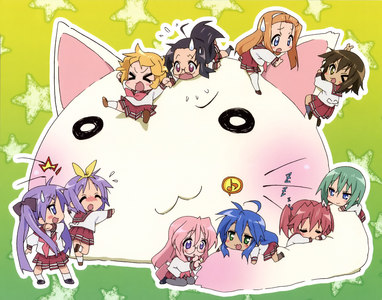  Lucky star, sterne chibis