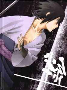  Sasuke using his katana