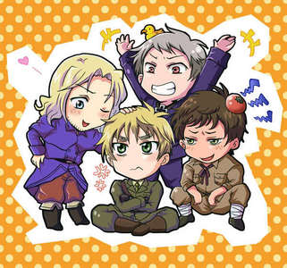  Hetalia~!!! I want to be with France!! I want to be 프렌즈 with America, Japan, and everyone else~!!