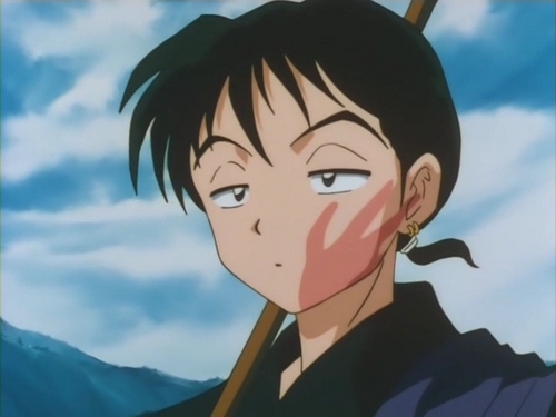  Miroku from Inuyasha...he's always grabbing asses...usually Sango's but in return he gets a well deserved *SLAP*