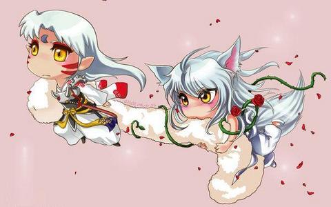  O.O... um yeah, but I only like two of them Sesshomaru and Yoko, इनुयाशा not too much because he's too boyish to me, I don't like boyish. I like [b]men[/b] not [b]boys[/b] though this pic is adorable ^^