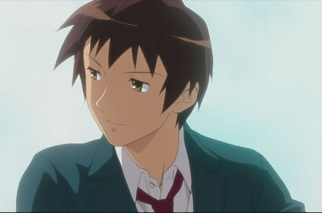  I think I am like Kyon from The Melancholy of Haruhi Suzumiya! We have many common things! Like... We both never believed in Santa Clause in first place... We know laws of Physics, but we still want to meet Aliens, Time travelers или Espers...(but only his dream came true lol) We always have to manage everything in our respective groups (of friends)... And we both like ponytails!!!