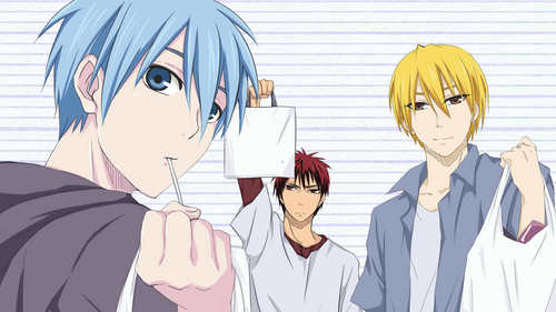  kuroko no basket and it's airing right now! im in 8th episode of this anime^^
