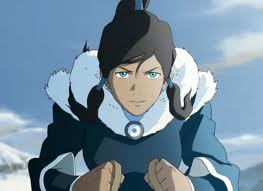  Since I don't know any besides this one off the 상단, 맨 위로 of my head, I'm gonna take a risk (because I'm not sure if 아바타 counts as an anime, some say it does others say it doesn't); Korra.