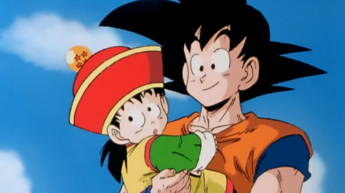  Goku and his son. =)