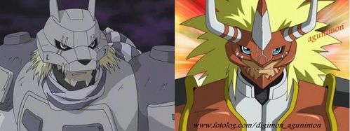  agunimon and lobomon agunimon because he's sooo coool and muscular and he's hoooot and he's blonde i have a thing for blonde guys :) and lobomon because he's cool too and hot also and he's badass as agunimon too and don't forget muscular aww for màu hồng, hồng sake he's voices is sooo smexy dang it and he's a blonde also ahhhhh that's why i have a crush on them both there both the same thing.