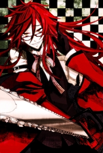  My favorito! color is red. Have a picture of Grell :3