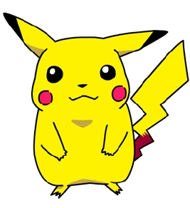The very first pikachu when he was still chubby ^_^