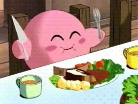  Kirby. So cute, he's on the Wikipedia page for "Kawaii".