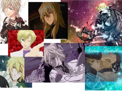  Vincent, Oz and Jack from pandora hearts. Takuma and Hanabusa from vampire knight. Tamaki from ouran highschool host club. and one guy i don't know but he is just dam cute! (that guy left above is the guy i don't know so if annybody knows from wich anime he is please tell me!!)
