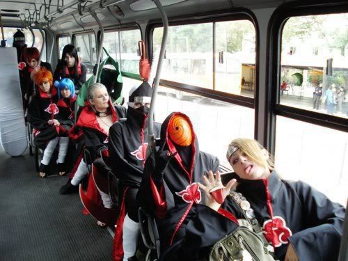  Just Normal People riding the bus. Wait what ...