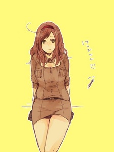  I look like Fem!Romano since I have her long hair, and my hair is also mgawanyiko, baidisha to the side as hers (though, my hair has been like this before I even found out about Hetalia). I used to wear headbands as a kid (preferably a red au blue one). I also have her temper, haha.