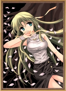 S huh ? Easy...Sonozaki Shion from Higurashi..Both her first name and last name start with an S :p