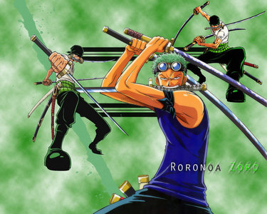  Roronoa Zoro from One Piece is a Badass