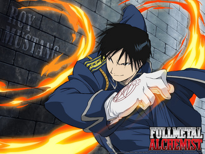  Roy Mustang! It would be so cool to learn alchemy from him.