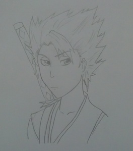  thats-just-awesome!!!!! my một giây drawing ever (Hitsugaya toushiro <333 ) ^_^ please be honest!!!