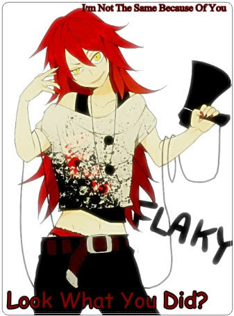  Flaky!! she is not from a anime she is from happy pohon friends