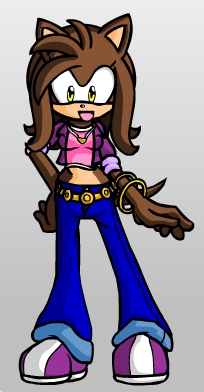  Name;Dominique Age:13 Animal:hedgehog Powers:Psychokinesis,fire,and can copy others powers Bio:Came from another planet Boyfriend:Marth the hedgehog Other info:when very angry turns dark and can't control herself.