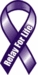  Purple ribbon symbolizing the fight in cancer. I know I'll lose, but so what. I'm still raising cancer awareness.