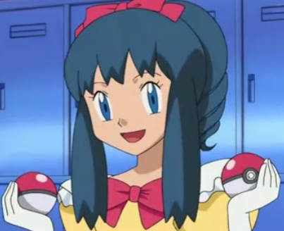  Hikari-chan from Pokemon! She has blue hair!