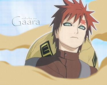 a character that's close to my age.........
the people i love and close to my age are :
Gaara, Sai, Neji, Shikamaru and Kiba
but i'll go with Gaara <333