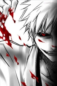  Hollow Ichigo-kun with Blood on him..This picture seems epic enough XD