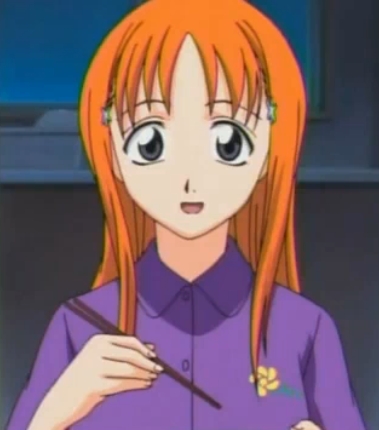 i would have to say orihime inoue from bleach but mainly at the first few episodes of bleach 