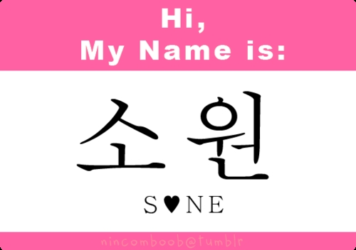 SONE is a fan of Girls Generation or SNSD. No matter where you are or where you're from.