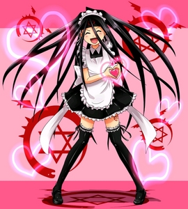  Envy...in a maid outfit...*twitch twitch* It's too weird for words...