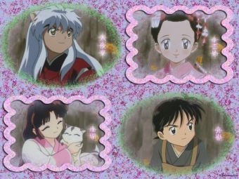  Inuyasha cast but they're all cute and cool when they grow up!!!