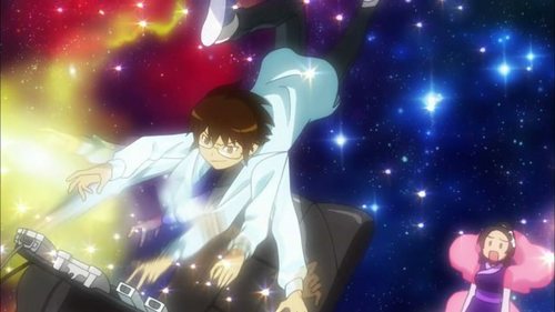  Keima Katsuragi from The World God Only Knows! He's majorly obsessed with dating sims/video games~
