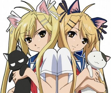  Kotone and Akari from Nyan Koi!