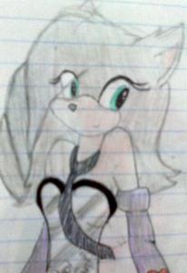  Here's the picture of Gracie. If toi will, can toi draw her like she's a boxer! The boxing style is this: rose boxers with black and purple elastic with purple laces and rose small padded gloves and she has the word [b]Boxing Chick[/b]…^^ If toi want to, draw one of your sonic fan characters in the master piece too! ^^ The thing about Gracie is, she looks nice in the drawings but really.... she's a deadly booming fighter! ^^ thanks 4 doin' this for 4 me! ^^