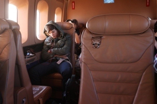  Here's Louis sleeping, although he looks a little grumpy! ^.^