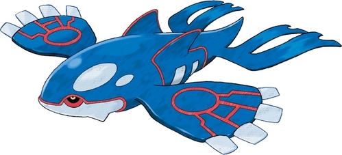  Kyogre from the Pokemon series