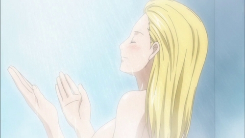 Anime girl in shower