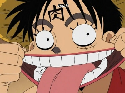  it was hard trying to decide which of his ridicules faces to choose XD Luffy - One Piece