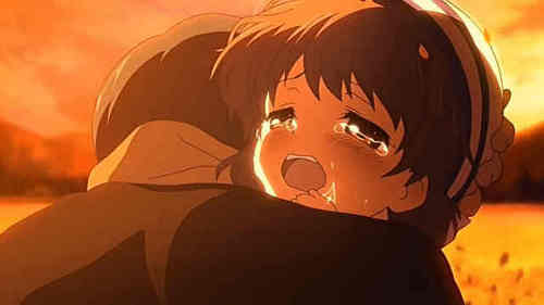  ...the only places toi are allowed to cry are in and the bathroom....and in daddy's arms ~Ushio♥