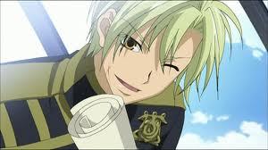  Mikage from 07-Ghost because he is one of the nicest animê I know and I know he would protect me.