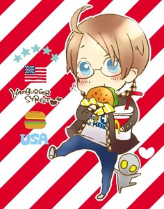  Happy (belated since I'm kind of late) B-day America!! :3 The fireworks were so much fun, I 爱情 them~! <333