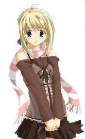 i have her in anime but i need a tdi pic of her 

her eyes are pink though