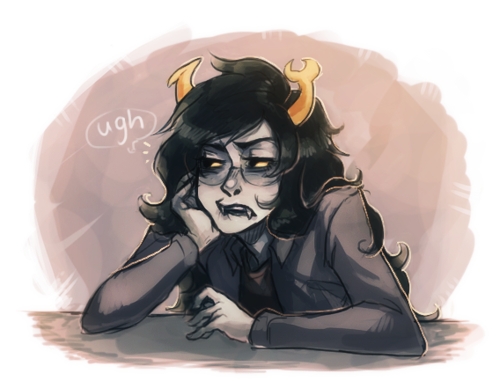  I'm not sure if she really counts as a villain, but I am posting her anyways. Vriska Serket from Homestuck. She's not as bad as some people think her to be. She's actually a pretty sweet girl at heart.
