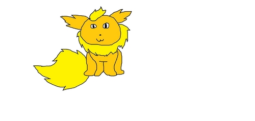 Flareon of corse! I drew the pic but i can do better. But mostly i like all of the Eeveelutions.