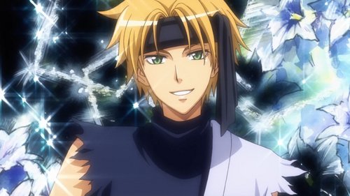  Usui Takumi from Kaichou wa Maid-sama! because he's hawt, he could play Violin, and always in great timing.. he'll beat those kidnappers' ass!! :P And Von The Way, he looks so cool with the samurai outfit >,<